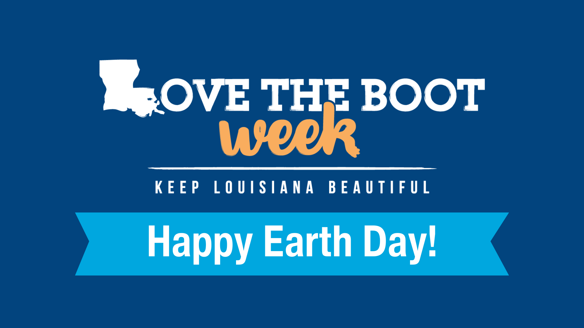Happy Earth Day! Let's Love the Boot!
