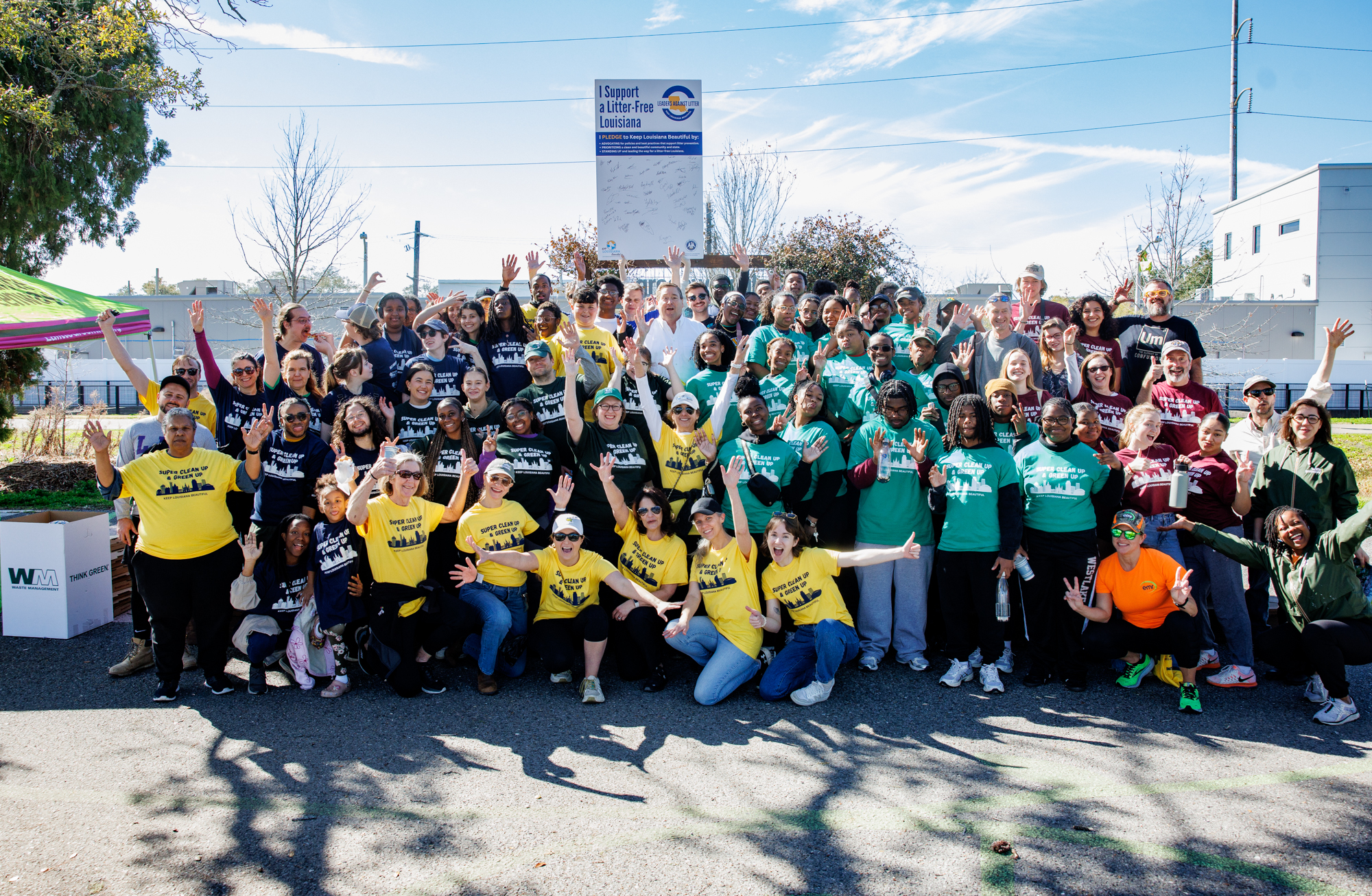 KLB University Affiliates Clean Up Lafitte Greenway Before Super Bowl