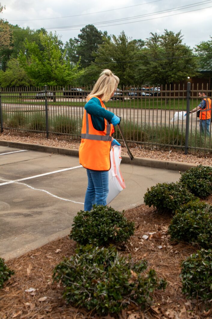 RoyOMartin is keeping their parking lot litter-free.