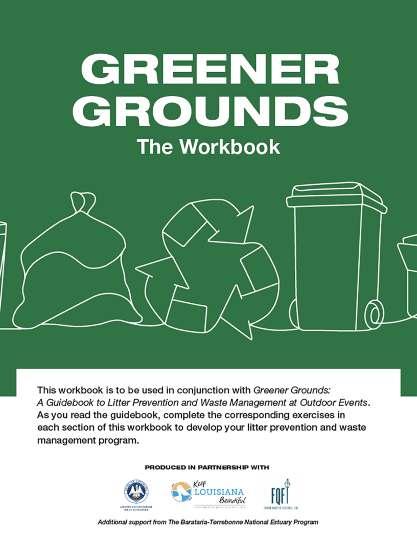 Greener Grounds Workbook cover
